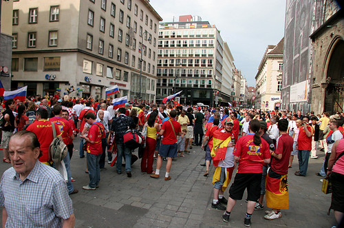 Spanish Soccer Fans photo